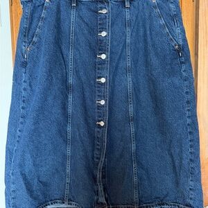 Old Navy High-Rise Denim Skirt